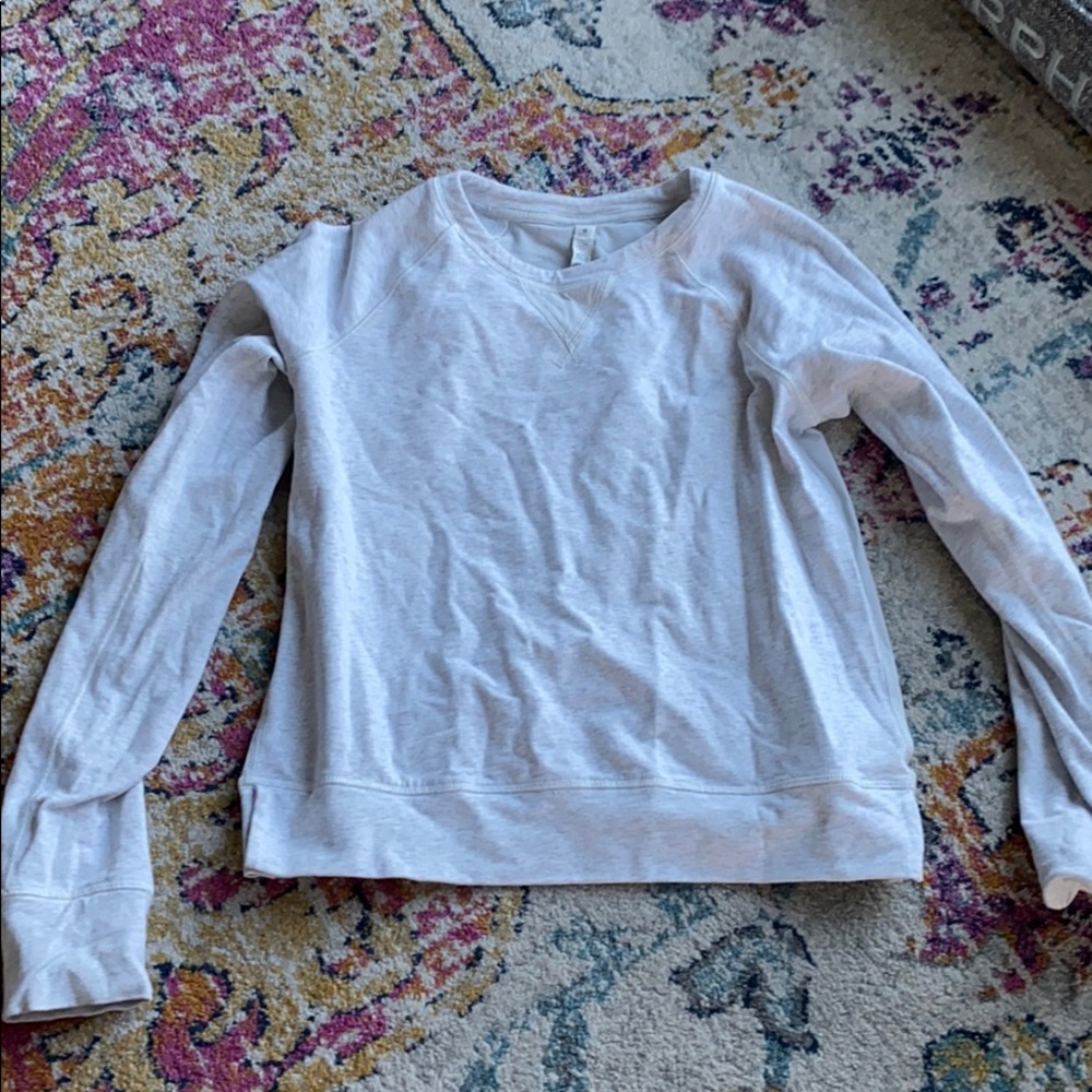 Grey Lululemon sweatshirt
